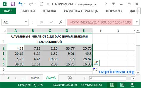 Генерация данных, подчиняющихся нормальному распределению без использования Excel