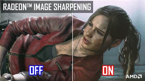 Использование функции улучшения графики через Radeon Image Sharpening