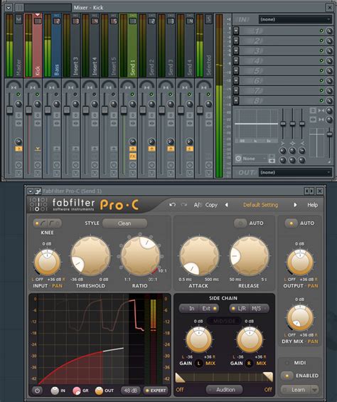 Применение sidechain-компрессии для повышения звучания записи в fl studio 20