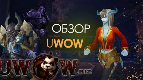 Авторизация в клиенте игры uwow legion x100