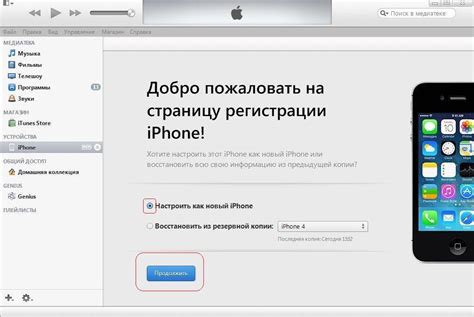 Активация режима разработчика iPhone через iTunes