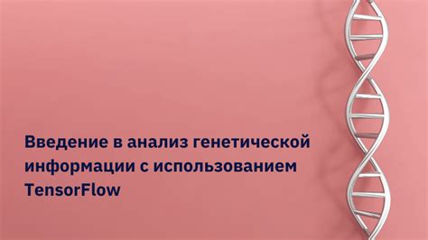 Анализ генетической вариабельности с применением метода ГВС-макс: основные принципы и процесс