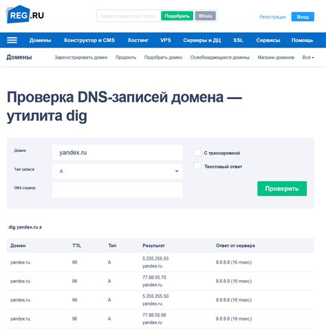 Анализ DNS записей для определения доменного имени по IP адресу