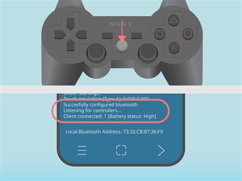 Беспроводное соединение sixaxis controller через Bluetooth