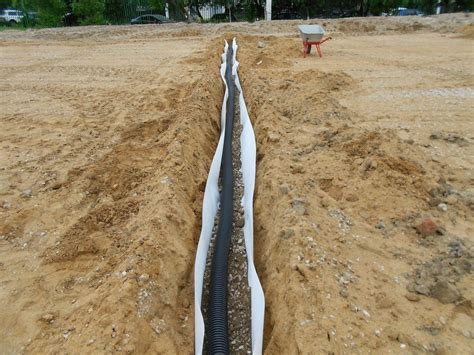 Важные рекомендации по правильной укладке дренажных труб для выкопанного канала