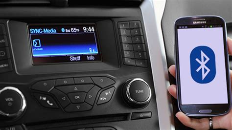 Включение Bluetooth в автомобиле и на мобильном устройстве
