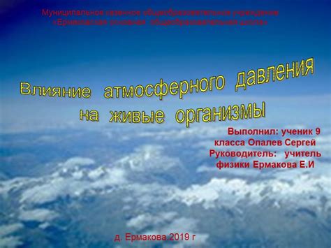 Воздействие атмосферного давления на организмы: важность для живых существ