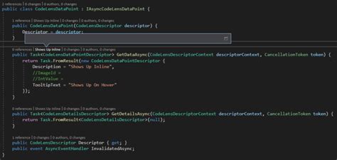 Возможность активации Code Lens вновь в среде разработки Visual Studio