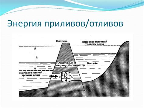 Гармония приливов и отливов: сила притяжения в движении воды