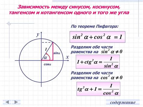 Геометрический метод нахождения значения тангенса угла