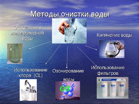 Дезинфекция и очистка воды