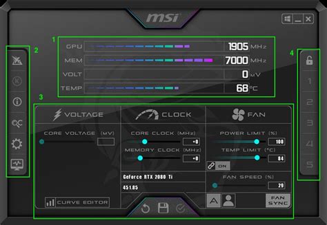 Дополнительные функции MSI Afterburner для эффективного контроля работы процессора