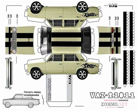 Доступные материалы для создания автомобиля из картона