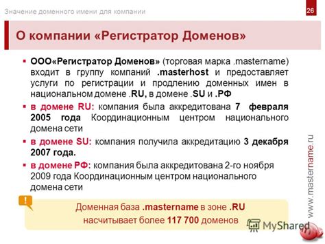 Значение доменного адреса для предприятия: почему это настолько существенно