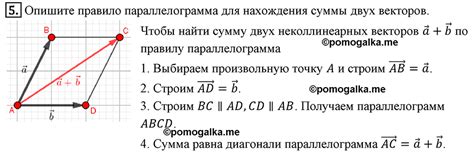 Использование векторов для вычисления окружности параллелограмма