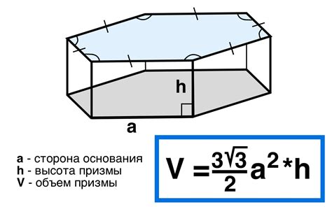 Использование известных параметров для вычисления высоты призмы