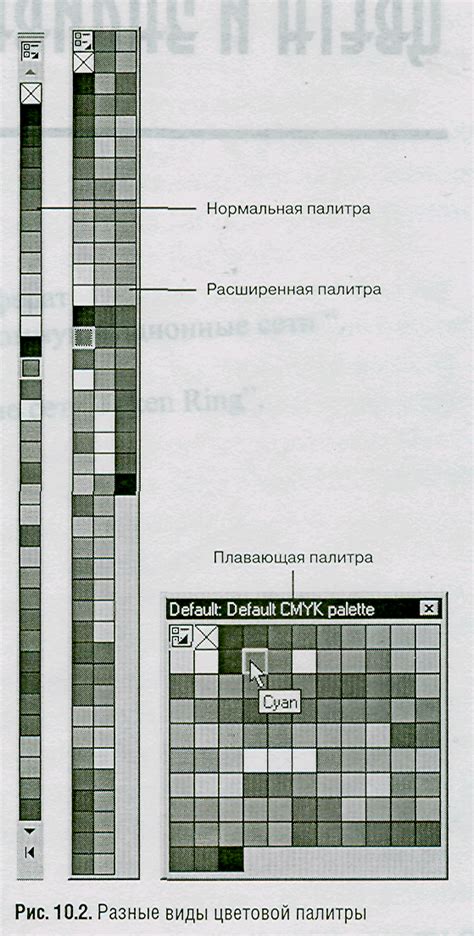 Использование цветовых палитр в программе