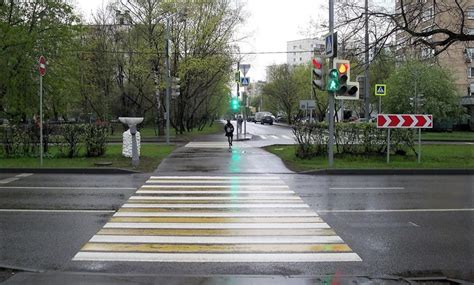 Как использовать нерегулируемый пешеходный переход?