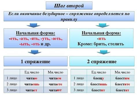 Как определить особенности спряжения глаголов с окончаниями, не подчеркнутыми в 5 классе?