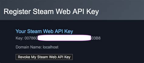 Как получить API-ключ для работы с Steam API?