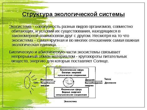 Конфигурация экологической системы Oasis