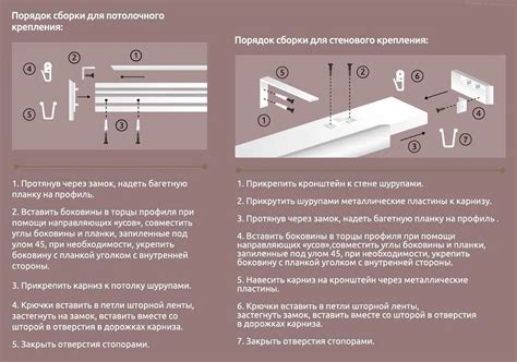 Монтаж креплений для планшетных занавесей вдохновения: пошаговая информация