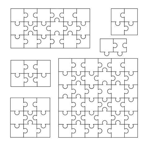 Назначение формы и размера элементов головоломки