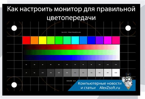 Настройка цветовой гаммы и температуры цвета