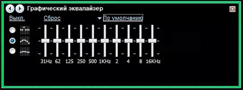 Настройка эквалайзера для разных музыкальных жанров