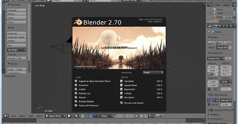 Начало работы с Blender: установка и настройка