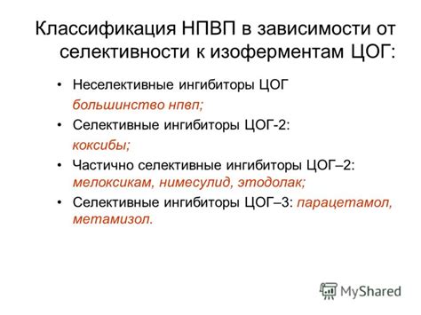 Неселективные НПВП: принципы действия и воздействие на организм