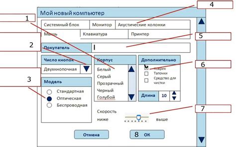 Описание основных компонентов пользовательского интерфейса смартфона