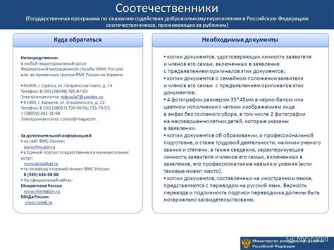 Описание процесса оформления декларации при прибытии в Российскую Федерацию