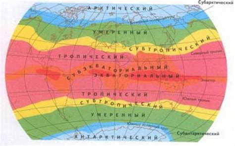 Описание уникального раздела статьи "Климатический пояс"