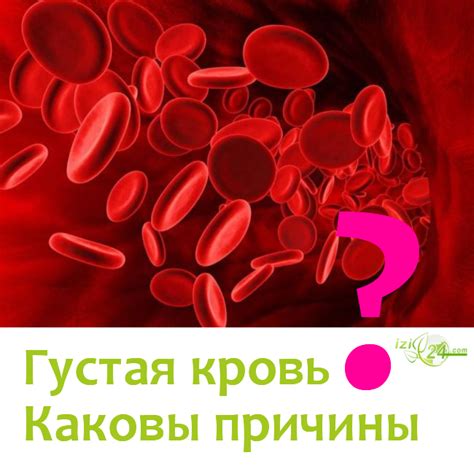 Определение консистенции крови: признаки густой или жидкой консистенции