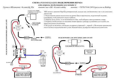 Определение необходимости установки электробензонасоса