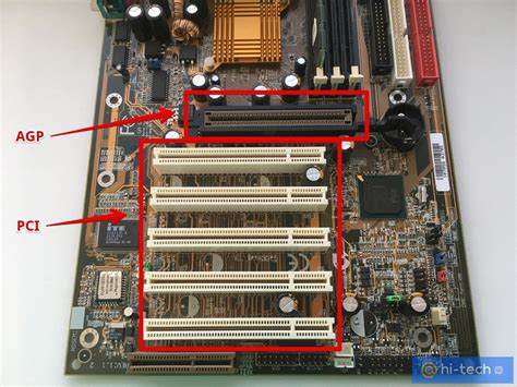 Определение слота PCI-E на материнской плате