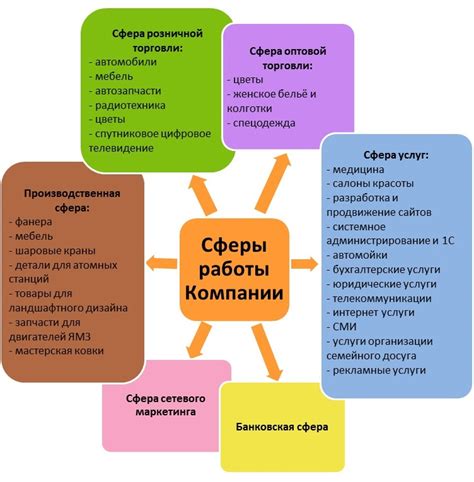 Определение сферы деятельности предприятия