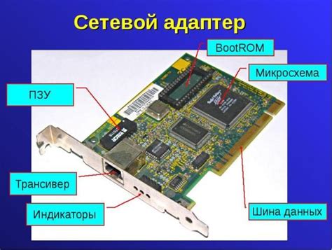 Определение типа сетевого адаптера