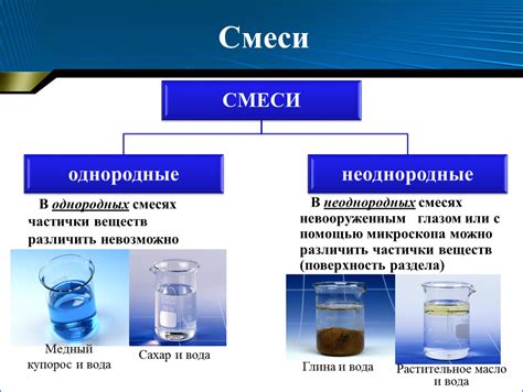 Определение чистого вещества и смеси: как различить?