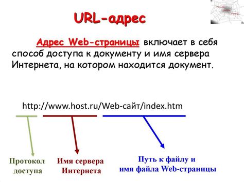 Определение URL веб-страницы