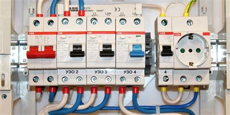 Основные компоненты для установки электроавтомата в распределительном щитке