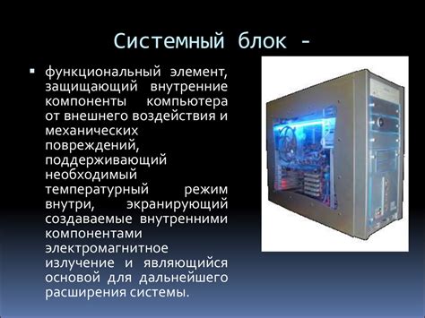 Основные компоненты противошумной системы