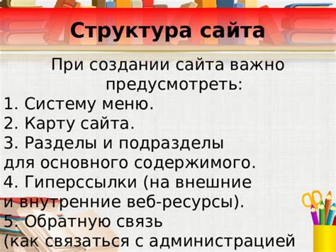 Основные разделы и подразделы веб-сайта ФГУ "Федеральная служба по сертификации"