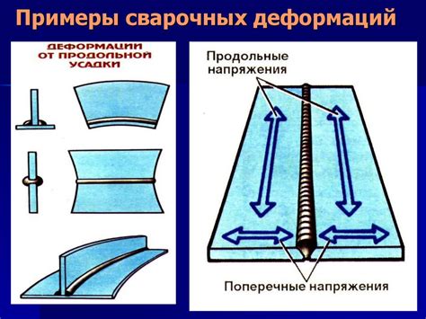 Особенности деформаций в сварных соединениях