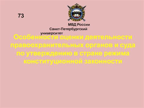 Особенности и задачи правоохранительных органов в городе