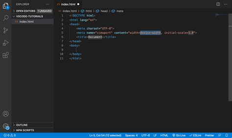 Открытие консоли в vs code