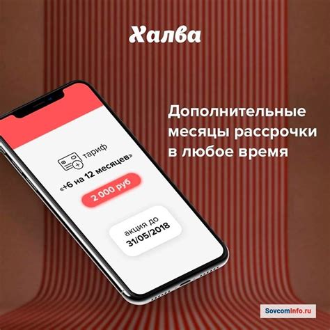 Оформление карты Халва через мобильное приложение