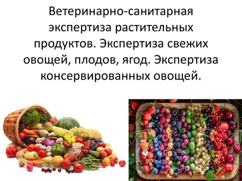 Питательность растительных продуктов
