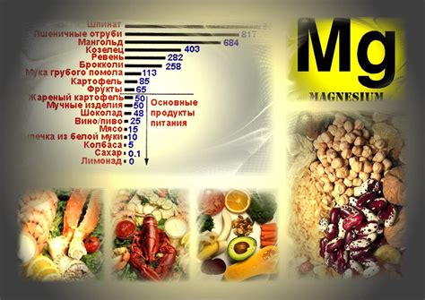 Питательные продукты, обладающие высоким содержанием магния